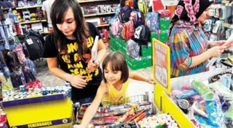 Okul Alışverişinde, Sepet 1.150 Tl'ye Doluyor