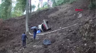 Bartın Devrilen İş Makinesinin Operatörü Öldü