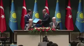 Erdoğan ile Kazakistan Cumhurbaşkanı Nazarbayev Ortak Basın Toplantısı Düzenledi-2