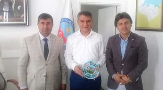 Yurt Dışı Gezisine Katılan Muhtarlardan Kaymakam Özkan'a Ziyaret