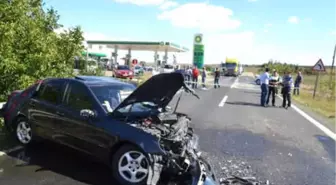 Tekirdağ'da İki Otomobil Çarpıştı: 1 Ölü, 1 Yaralı