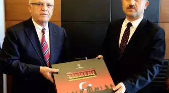 Kaymakam Karamehmetoğlu'ndan Belediyeye Veda Ziyareti