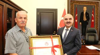 Vali Günaydın'a Fahri Hemşehrilik Verildi
