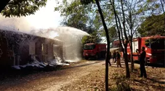 Çanakkale'de Samanlık Yangını