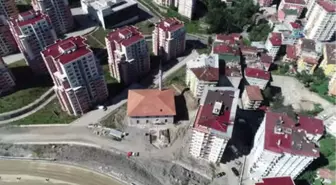 Yıkılan Orta Camii'nin Yerine Timya Vadisi'nde Yapılan Caminin İnşaatı Sürüyor