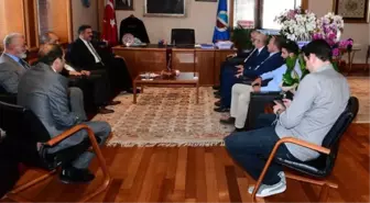 Eskişehir Milletvekili Sazak'tan, Rektör Prof. Dr. Çomaklı'ya Ziyaret