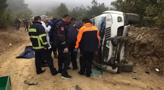 Tokat'ta Pikap Devrildi: 1 Ölü, 1 Yaralı