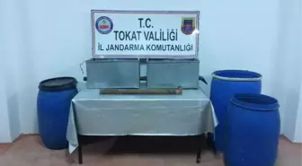 Sahte İçki İmalatçısı Jandarmaya Yakalandı