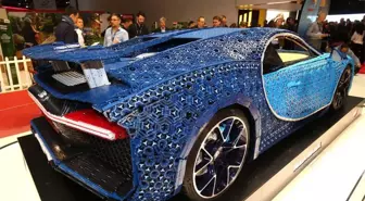 Lego Bugatti Chiron Paris Otomobil Fuarı'nda