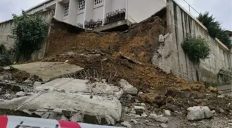 Valilikten İstinat Duvarının Çökmesiyle İlgili Açıklama