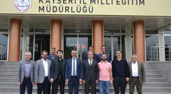 AK Parti İl Başkanı Çopuroğlu, Milli Eğitim Müdürü Ekinci'yi Ziyaret Etti