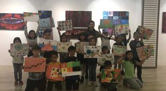 Çocukların Hayal Dünyası Ünlü Ressam Kandinsky'nin Eserleriyle Buluştu