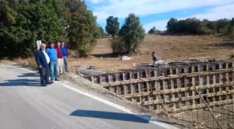 Şaphane'de Üçbaş Köy Yolu Köprü İnşaatı Başladı