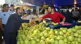 Başkan Edebali Pazar Denetiminde