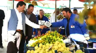 Başkan Pazara İndi, Fiyatları Tek Tek Denetledi