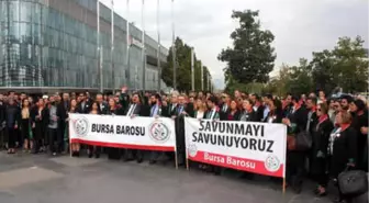 Bursa'da Avukatlardan Protesto