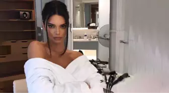 Süper Model Kendall Jenner'ı Görenler 'Mini Etekli Prenses' Demekten Kendini Alamadı