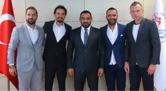 Eski Futbolculardan Hamza Yerlikaya'ya Ziyaret!