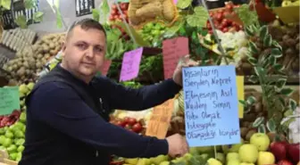 Fiyat Etiketlerine Ücret Yerine Özlü Sözler Yazdı
