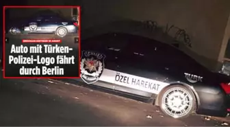 Üzerinde 'Özel Harekat' Yazan Araba, Almanya'yı Karıştırdı