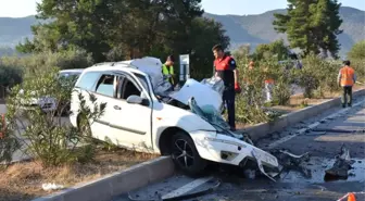 Otomobil Karşı Şeride Uçtu: 2 Ölü, 23 Yaralı