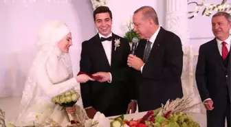 Cumhurbaşkanı Erdoğan Nikah Şahidi Oldu