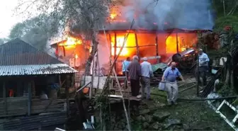 Giresun'da Ev Yangını