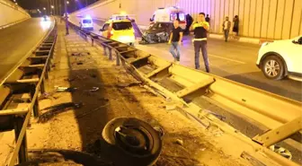Antalya'da Hurdaya Dönen Araçtan Sağ Çıktılar