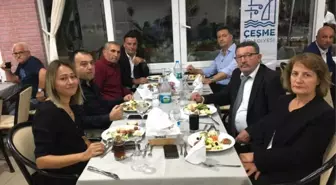 Çeşme'nin Eski ve Yeni Muhtarları Yemekte Buluştu