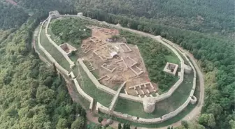 İstanbul'un Fethinin Başladığı Aydos Kalesi Havadan Görüntülendi