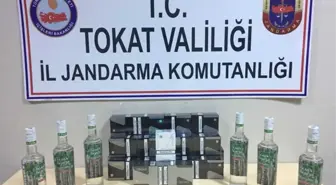 Tokat'ta Kaçak Rakı ile Sigara Operasyonu