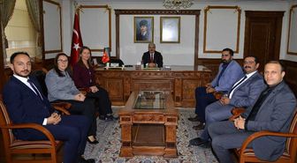 Kırşehir Barosu Yeni Yönetimi Vali Akın'ı Ziyaret Etti