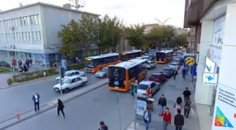 Kırşehir'de 28 Otobüs Ulaşım Master Planıyla Hizmet Veriyor