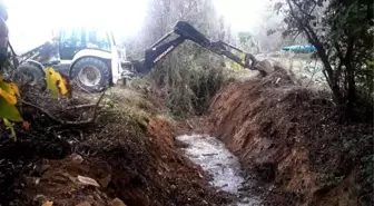 Çiçekli'de Dere Taşkınları İçin Önlem