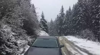 Karabük'ün Yüksek Kesimleri Beyaza Büründü