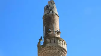 Gaziantep'te Minareye Yıldırım Düştü