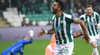 Spor Toto Süper Lig: Bursaspor: 2 - Aytemiz Alanyaspor: 0 (İlk Yarı)