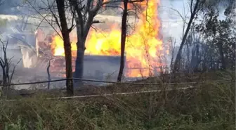 Kastamonu'da Çıkan Yangında Bir Ev Kül Oldu