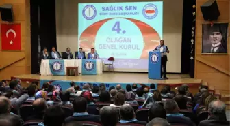 Sağlık-Sen Genel Başkanı Memiş, Siirt Şubesi Kongresi'ne Katıldı