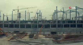 İstanbul Yeni Havalimanı'nın İnşa Süreci Havadan Görüntülendi
