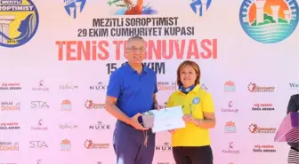 Mezitli'de 29 Ekim Cumhuriyet Tenis Kupası Sona Erdi