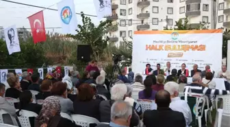 Tarhan, Davultepe'de Halkla Buluştu