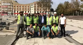 Toçoğlu, Demokrasi Meydanı'ndaki Çalışmaları İnceledi