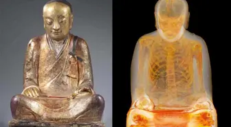 Çin'den Kaçırılan Buddha Heykelinin İçinden Keşiş Mumyası Çıktı