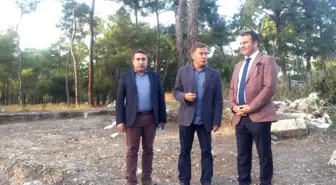 Kemer Kaymakamı Yaşar, İdyros Antik Kenti İnceledi