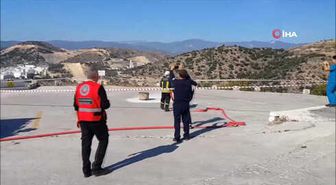 75. Yıl Milas Devlet Hastanesi'nde Yangın Tatbikatı