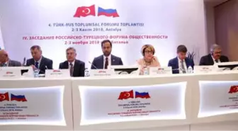 Türk-Rus Toplumsal Forumu Antalya'da Başladı