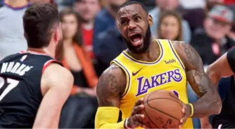 Lakers, Blazers'ı Lebron James'le Devirdi