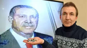 85 Bin Mozaik Taşıyla Erdoğan'ın Portresini Yaptı