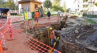 Başkan Aksu, Doğalgaz Çalışmalarını İnceledi